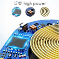 Miniatyrbilde 5 av 5: 15W Magnetisk Trådløs Lading Bilholder for iPhone 12 Pro Max Mini