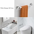 Miniatyrbillede 5 af 5: Rustfrit greb i rustfrit stål til badeværelse, badekar, toilet, til ældre/handicappede/børn/gravide 40cm-Fei Yu