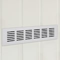 Miniatyrbillede 4 af 5: Ventilationsrist til sokkel i aluminium 350x60mm