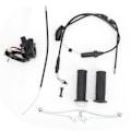 Miniatyrbillede 2 af 5: Throttle Grip Kabel Bremsespaghæng Ignition Switch Kit Passer til Yamaha YZinger 50/PeeWee PW50