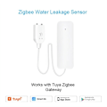 Miniatyrbillede 3 af 5: Tuya ZigBee lækagealarm niveau sensor oversvømmelse lækagedetektor vandalarm overløbsalarm sikkerhedssystem til smart home