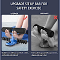 Miniatyrbillede 4 af 5: Sit Up Bar til gulvet, bærbar maveøvelsesstang med 2 sugekopper, justerbart sit up-udstyr til mavemuskler