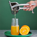 Miniatyrbillede 2 af 5: Manuel Citruspresser 304 Rustfrit Stål Håndpressecitruspresser Appelsin Citronpresser Køkken Tilbehør