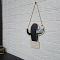 Miniatyrbillede 5 af 5: Til børn Dekorative værelse soveværelse træ akryl ramme Kreative kunst vægdekorationer Kaktus