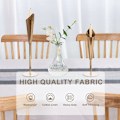 Miniatyrbilde 3 av 5: Grå Rektangulær Dug Flekkavvisende Elegant Dug Bordduk Lin 140x180 cm Rektangulær Dug for Hjem Spisestue Kjøkken Borddekor