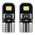 Miniatyrbilde 5 av 5: T10 W5W LED-billampe, 2835-2 Breddeindikator, Nummerplatebelysning Dekoding, Canbus Leselampe [Energiklasse A+]