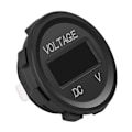 Miniatyrbillede 4 af 5: 12-24V DC Voltmeter LED Digital Display Vandtæt til Båd Motorcykel Lastbil Marine (Grøn)