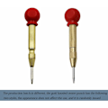 Miniatyrbillede 3 af 4: 3 stk. Automatisk Centerstans Auto Centerstans Stans Centerstans Til Træ Metal Plast Tablet Bilvindue Med Pudehætte Og Justerbar Effekt