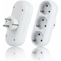 Miniatyrbillede 1 af 5: 2 stk. vægstikdåse, multistikdåse med 3 stikkontakter, (3500W/16A), multistikdåse, elektrisk multistikdåse til hjemmet og kontoret-Fei Yu