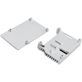 Miniatyrbilde 4 av 5: for Raspberry Pi 4 Beskyttende Rustning Modell B Aluminiumlegering Veske/Skall Passiv Kjøling Metall Varme Kabinett for Pi 4B Bare (Sølv)