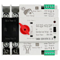 Miniatyrbild 1 av 5: Solenergi Fotovoltaisk Automatisk Transferbrytare Din-skena 2P 63A AC220V PV-system Strömförsörjning till Stadsnät