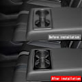 Pikkukuva 5 / 5: For -50 CX50 2023 American Version Car Gloss Black Rear Seat Cup Holder Panel Trim Frame