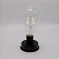 Miniatyrbillede 5 af 5: 2 stk. Solcelle LED Tungsten Filament Pære Lampe 2800K Sensorlys Automatisk Hække Natlys til Have (7cm)