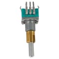 Miniatyrbillede 2 af 5: 3 stk. EC11EBB24C03 Dobbelt Encoder med Afbryder 30 Positioneringsnummer 15 Pulspunkt Håndtag 25 mm