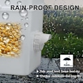 Miniatyrbillede 4 af 5: Kyllingefoderautomat, Automatisk Hønsefoder, 6 Porte DIY Fjerkræfoder Gravity Kit til Spande, Tønder, Beholdere