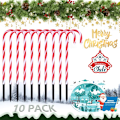 Miniatyrbild 1 av 5: Juldekoration Utomhusbelysning, 10-pack LED-trädgårdslampor i form av en sockerrörsjulgran, Utomhusbelysning Godis