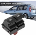 Miniatyrbilde 5 av 5: Strømbryter for elektriske vinduer med dobbel knapp Strømbryter for elektriske vinduer Dobbel vindusknapp Strømbryter DC 12V Kontroll Vindusheis-knapp