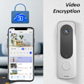 Pikkukuva 4 / 5: Älykäs langaton videoovikellon digitaalinen visuaalinen WIFI-ovikello 480P kodin turvakamera