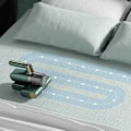Miniatyrbild 5 av 5: Handhållen dammkvalsterdammsugare för hem säng soffa bärbar anti-kvalster dammsugare rengöringsverktyg vit