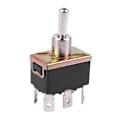 Miniatyrbillede 5 af 5: 6X AC 250V/10A 125V/15 DPDT 3 Position ON/OFF/ON 6 Pin Vippekontakt Sort + Sølv