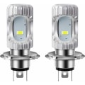Miniatyrbild 1 av 5: 2 st HS1-lampa H4 MC-strålkastare CSP 1860 SMD PX43t 35/35W Helljus/Halvljus Strålkastare 2000LM 6500K DC 9-80V