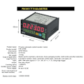 Miniatyrbillede 2 af 5: MYPIN Tæller Mini Længde Batch Tæller 1 Forudindstillet Relæ Output Tæller Praktisk Længde Meter 90-260V AC/DC Time Maskine