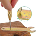 Miniatyrbillede 4 af 5: 8 stk. centrumboressæt med automatisk centrumstempel, selvcentererende hængselborehulsstans møbeldør træbearbejdningsværktøjer 1/4''