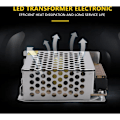 Miniatyrbillede 3 af 5: LED Elektronisk Transformer Strømforsyning 50W 4A 100-220V AC til 12V DC