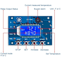 Miniatyrbillede 2 af 5: 12V DC Digital Temperaturregulator, WiFi APP Kontrol Højtemperatur Kontrolmodul -99 Celsius-999 Celsius 24V