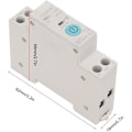 Miniatyrbilde 4 av 5: WiFi Smart Bryter Kretsbryter Telefon Fjernkontroll Smart Hjem Kretsbrytere Støtter Tidstyring Nedtelling Tidssløyfe (16A)