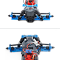 Miniatyrbillede 2 af 5: Styreknudel og bagerste C-Hub affjedringsarmsæt til Arrma 1/10 Voltage 2WD opgraderingsdele, 1