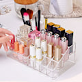 Miniatyrbillede 2 af 4: Akryl Makeup Organizer Smykkeskrin Transparent Makeup Pensler Kosmetik Pensel Opbevaring Pot Holder til Badeværelse, Soveværelse, Kommode - Fei Yu