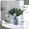 Miniatyrbilde 4 av 5: 70 stk. Eucalyptus-grener Dekor Kunstige Blader Grener Kunstige Planter