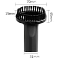 Miniatyrbillede 2 af 5: Japansk version af tilbehør til støvsuger PP sort oval hårbørstehoved interface diameter 31 mm
