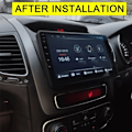 Miniatyrbilde 3 av 5: 9 tommers 2 Din bilradio Fascia Audio DVD GPS MP5 panelramme dashbordadaptersett for SORENTO 2012-2015