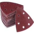 100 st triangulära sandpapper - 6 hål - 90 x 90 x 90 mm för deltaslipmaskin - triangulära sandpapper - slipning och polering（320）--