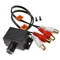 Pikkukuva 2 / 5: Universaali vahvistin Basso RCA Gain Level Volume Control Nuppi Autoon Musta