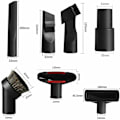 Pikkukuva 2 / 5: Pölynimurin lisäosa - 6 osaa Pölynimurin lisävarusteet - Sopii pölynimureille Kaliiperi 32mm - 35mm - Karcherille, Rowentalle, Hooverille, Xoitu