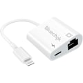 Miniatyrbild 1 av 5: Lightning till RJ45 Ethernet-adapter med laddning för iPhone/iPad, Ethernet-telefonadapter, stödjer 10/100 Mbps höghastighet, systemkrav iOS 10.3.3