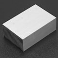 Miniatyrbillede 2 af 5: Stor Aluminium Køleplade Radiator Kølefinne til IC LED Effektforstærker