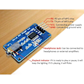 Miniatyrbild 3 av 5: YX5300 UART Seriell Kontroll MP3 Musikspelare Modul Stöd MP3/WAV Micro-SD SDHC/AVR/ARM/PIC Kort (3st)