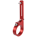 Miniatyrbillede 1 af 5: 1 stk. serie foldecykel finger drejeknap monteringsbeslag til Brompton transmission aluminiumlegering beslag, rød