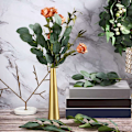 Miniatyrbillede 4 af 5: 40 stk. Kunstige Eucalyptus Blad Stilke Planter til Bryllup Brudebuket Blomsterarrangement Dekoration