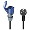 Pikkukuva 2 / 5: Nais- ja miespuolinen asuntovaunuadapteri CEE17-30cm Electraline - RWElectrical adapteri