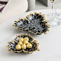 Miniatyrbilde 4 av 5: Phnom Penh Plate Maple Leaf Keramisk Oppbevaring Serveringsbrett Kake Dessertfat Organizer Stue Servise F