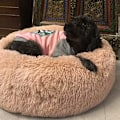 Miniatyrbillede 2 af 5: Katteseng Hundebeng Blød Rundt Kæledyrseng Donut Hundebeng Rede Dyb Søvn Kæledyr Tyk Madras Hundebeng Velegnet til Kat Hvalpe Killing Små Kæledyr