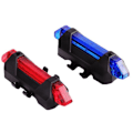 Miniatyrbillede 1 af 5: Nattens cykling baglygte LED advarselslys hale cykel tilbehør USB opladning udendørs mountainbike lys