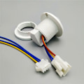 Miniatyrbillede 4 af 5: 5X 220V Mini PIR Infrarød Bevægelsessensor Detektor Justerbar Tid Automatisk Hexe LED