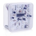 Miniatyrbilde 5 av 5: 4 stk. Aluminiumsenterlås Muttere Metall Hjuldeksler Muttere for Axial SCX10 TRX4 1/10 RC Crawler Bildeler, Sølv