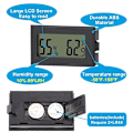 Miniatyrbild 4 av 5: 8-pack Mini Termometer Hygrometer LCD-display Elektronisk Digital Termometer Hygrometer Temperatur Fuktighetsmätare